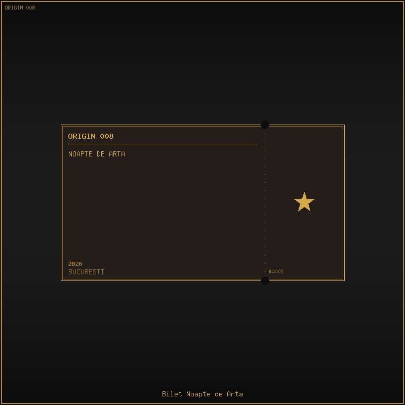 Bilet Noapte de Arta - Primavara